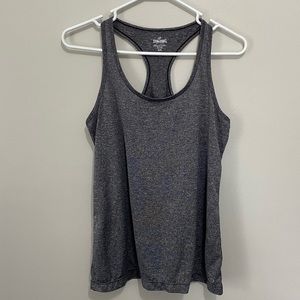 Spalding workout racerback tank marled grey Medium